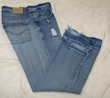 Men's Carbon Distressed Jeans - Size 32 x 32