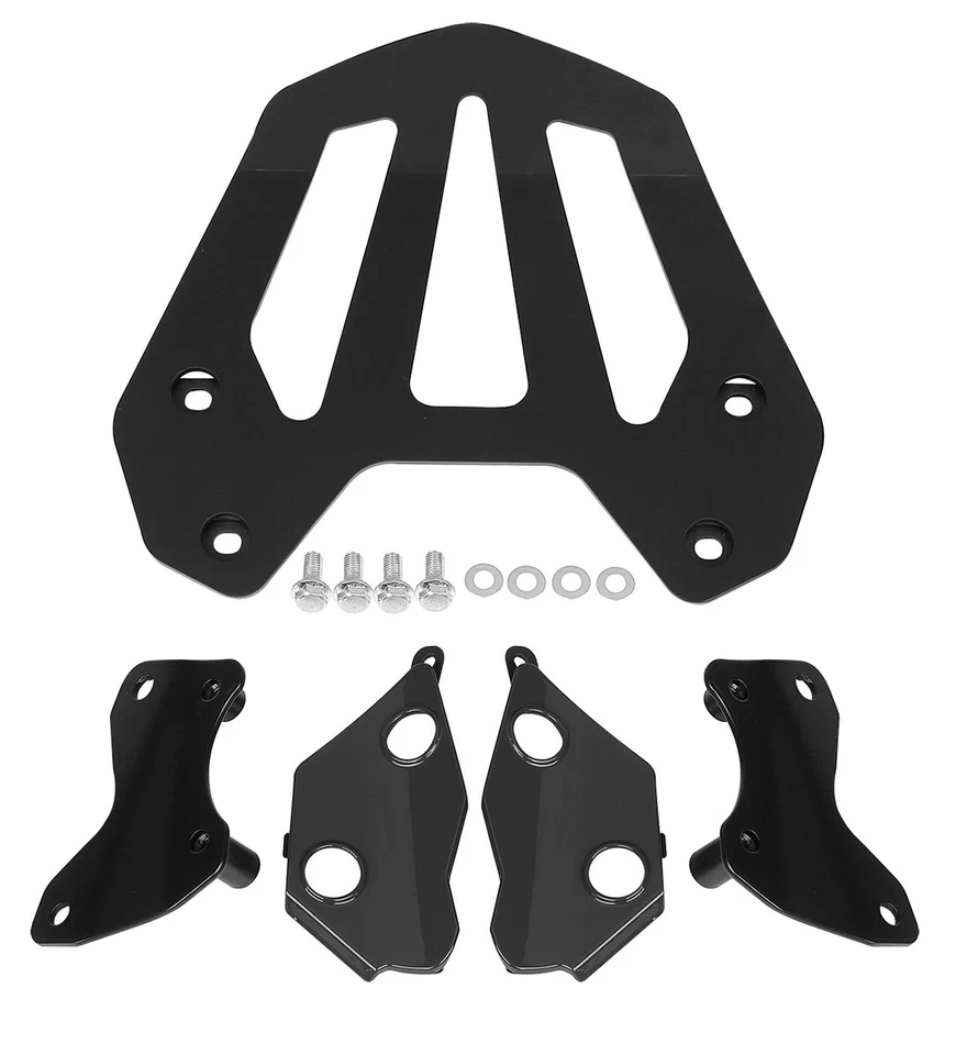 后托架带机架支架安装适用于本田 Goldwing F6B GL1800 13-17 黑色 — 第 4/4 张图片