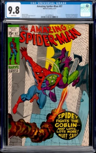 Amazing Spider-Man #97 Marvel Comics 1971 Drug Story Not Approved CGC 9.8