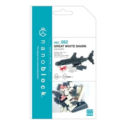 Nanoblock Gran Tiburón Blanco Kit de Construcción de Japón Foto 2 de 2