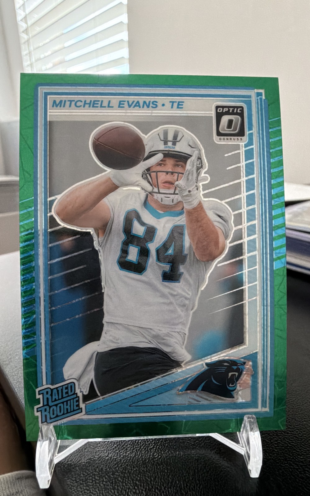 2025 Panini Donruss Optic - Rated Rookie Mitchell Evans #254 Green Hyper