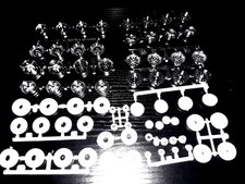 1/25 scale Model car parts assorted  wheels set #3