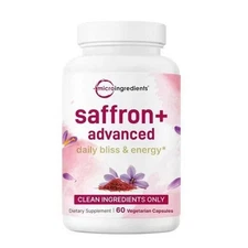 Microingredients Saffron+ Advanced Daily Bliss Energy 60 Vegen Capsule