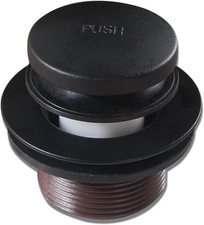 Tip-Toe Bathtub Drain Stopper with ABS Plastic Bushing, Fits in 1-1/2 Inch or 1-