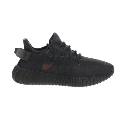 adidas  Yeezy Boost 350 V2 Lace Up  Mens Black Sneakers Casual Shoes GX3791