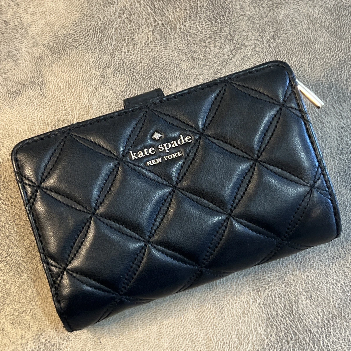 kate spade new york Black Leather Wallets for Women for sale  display picture 1