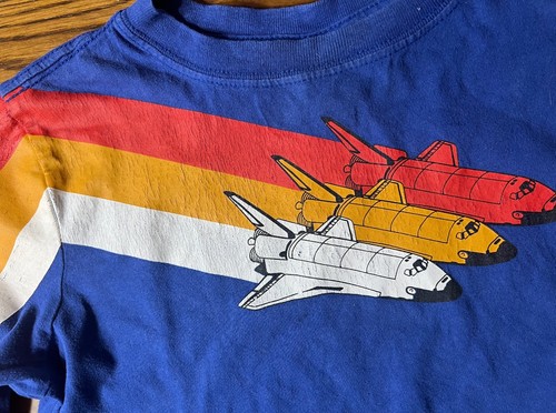 Hanna Andersson Airplane & Dinosaur Shirts Boys Long Sleeve Size 120 6/7 - Picture 3 of 6