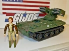 GI Joe Wolverine 1983 w/Cover Girl driver *NEAR COMPLETE, Very Nice!!* Vintage