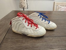 Nike Little Posite One - "USA Moon" Photon Dust/Metallic Silver/Red/Blue - 9C