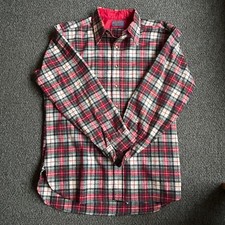 Vtg Pendleton 100% Virgin Wool Stewart Dress Tartan Button Down Men's Size XL