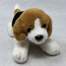 Bearington Collection Plush Beagle Dog White Black Brown Puppy Lil' Hunter