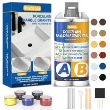 Tub Repair Kit (Color Match),  Waterproof Porcelain Sink Repair Kit for Enamel,