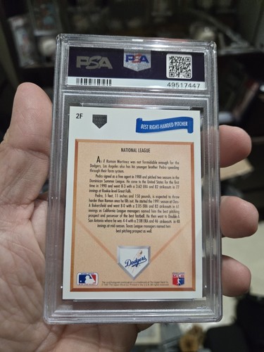 1991 UPPER DECK FINAL # 2F SIGNED PEDRO MARTINEZ PSA 10 GEM PSA/DNA AUTO 10😱😱 - 第 7/7 張圖片