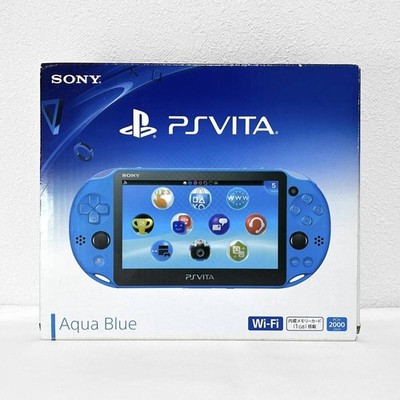 Sony PlayStation PS Vita Console - Aqua Blue (PCH-2001) BRAND NEW / SEALED