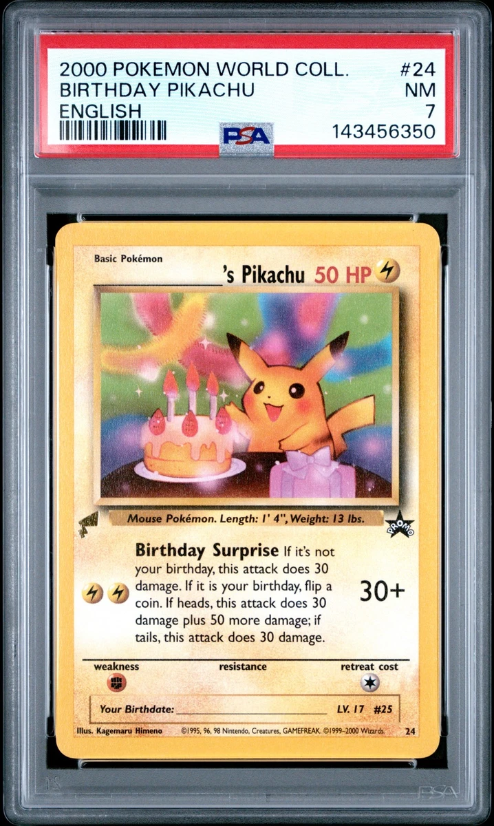 Pikachu Pokémon TCG Professional Sports Authenticator (PSA) Grade