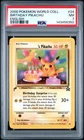 2000 POKEMON PIKACHU WORLD COLLECTION ENGLISH #24 BIRTHDAY PIKACHU PSA 7