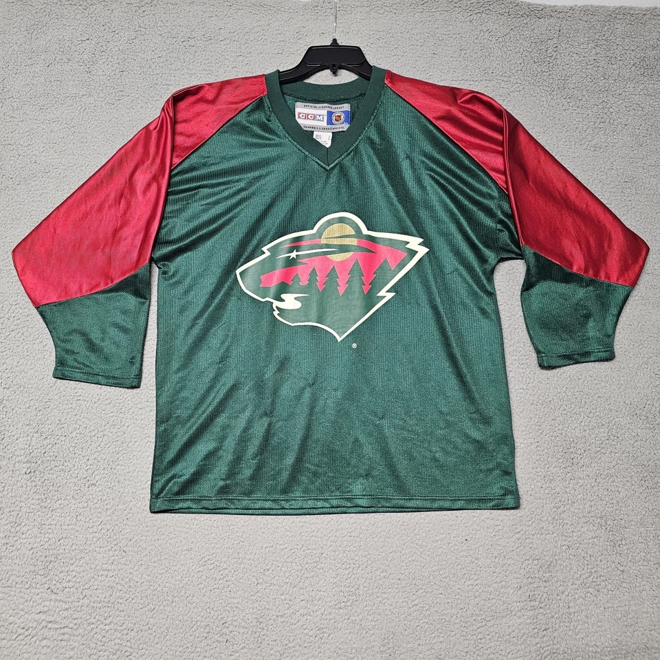 Camiseta deportiva Marion Gaborik #10 Minnesota Wild NHL hockey sobre hielo CCM adulto grande Foto 2 de 4