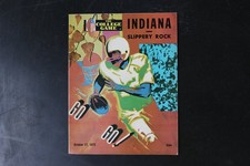 THE COLLEGE GAME Indiana Slippery Rock Football Program Oct 1973 Vintage Zenith