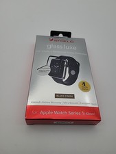 Zagg Invisibleshield Glass Luxe Screen Protector Apple Watch 1/2/3 42mm Black