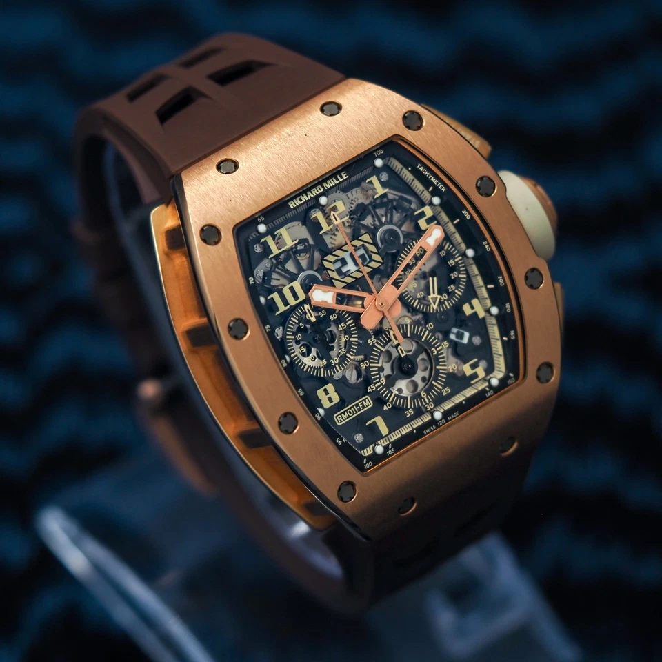 Richard Mille RM 011 Felipe Massa 50 mm Juego Completo "Marfil" Foto 4 de 4