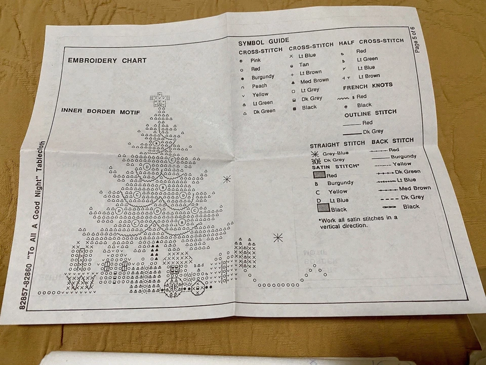 Vintage Christmas Table Cloth From 1992  New In The Packaging  - Image 3 of 4