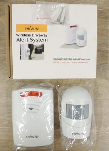 4VWIN Home Security drahtloses Einfahrt Warnsystem Kit, Infrarot Bewegungssensor