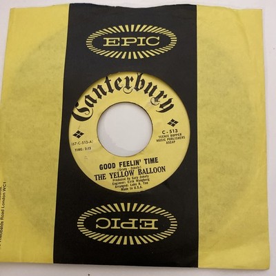 THE YELLOW BALLOON Good Feelin Time 45 7'' PSYCH POP ROCK Record Vinyl Records
