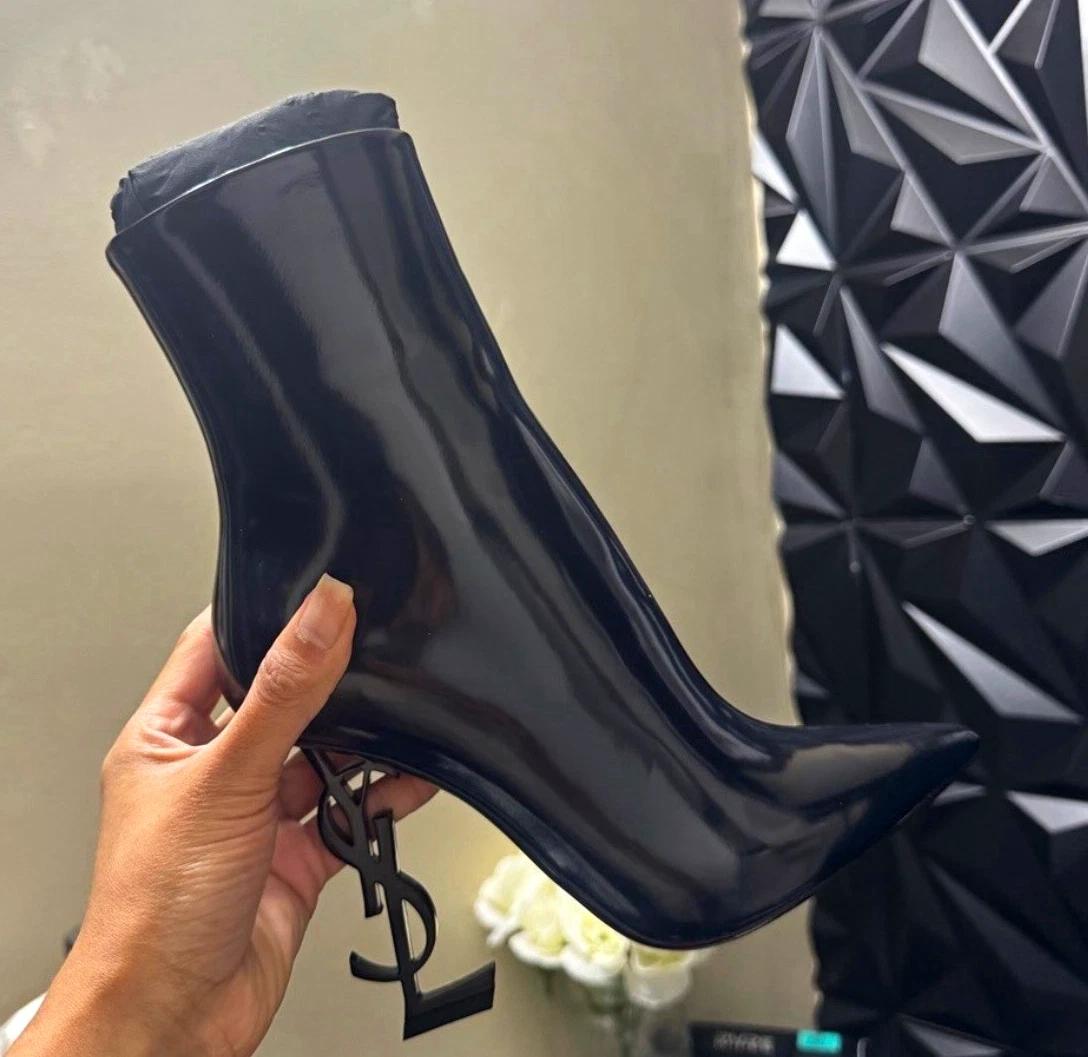 25+ Saint Laurent Stiletto Heel Ankle Boots for Women for sale