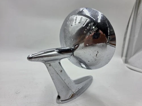 58 1959 60 Buick side view mirror with logo 1195028 OEM Lesabre Invicta Electra