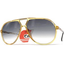 Nos Vintage Carrera 5335 "Vario" Sunglasses - Crystal - W.Germany 1970S - Large