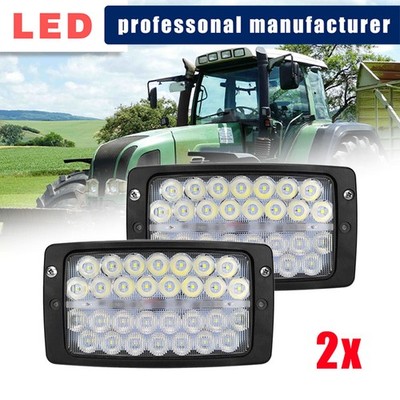 2x Rectangle LED Flood Lights For Fendt 918 Vario,920 Vario,922 Vario,926 Vario