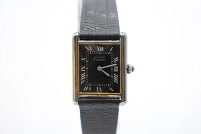 Must de Cartier .925 Silver Vermeil Tank Watch Hand Wind SPARES/REPAIRS