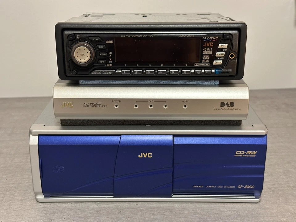 !NOS! JVS KS-FX940R + KT-DB1500 + CH-X550 vintage set !NOS! - Bild 1 von 4
