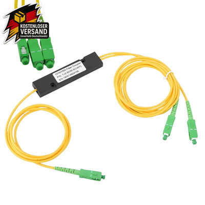 Optischer Glasfaser-Splitter 1x2 Singlemode für FTTH CATV Netzwerke