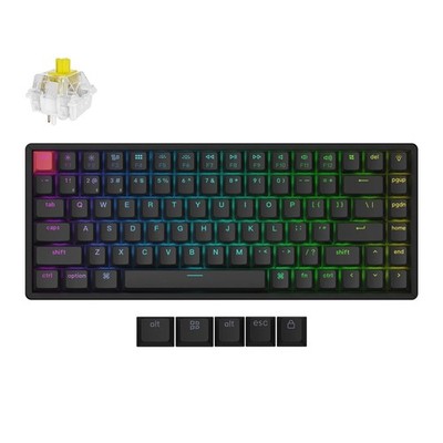 Keychron K2 Wireless Mechanische Tastatur Ver 3 Swappable RGB Aluminum Banana
