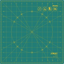 12" x 12" Rotating Cutting Mat RM-12S - Self Healing 12x12 Inch Square Rota...