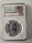 2018 S Silver 50c Light Finish, Early Release, PF69 Reverse Proof coin