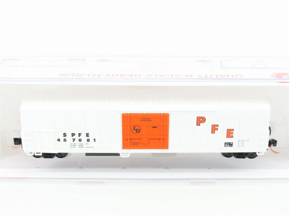 Механический рефрижератор Roundhouse 84211 SPFE PFE белый 57 футов масштаб N #457081 МОДЕРНИЗИРОВАННЫЙ  - Изображение 4 из 4