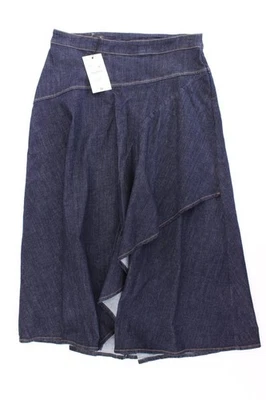✅ Jupe femme Zara taille 44, XL neuve avec étiquette coton bleu ✅ - Photo 1/4