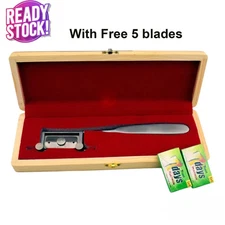 Skin Graft Knife Silver Handle with Dermatome 5 Free Blade Surgical Instruments