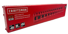 Craftsman Socket Organizer Tray 12 Drive Sae Metric Storage Holder 38 - 1-14
