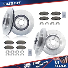 Front Rear Brake Disc Rotors and Ceramic Pads Kit for 2013-2025 Nissan Altima