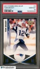 2011 Panini Gridiron Gear Gold O's #4 Tom Brady Patriots 84/100 PSA 10 POP 1