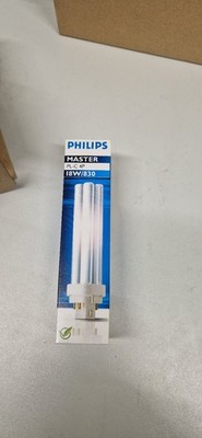 PHILIPS Master PL-C  4P Kompaktleuchtstofflampe 18W/830 Warm Weiß  G24q-2