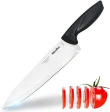 Professional Kitchen Chef's Knife, Stainless Steel Chef’s Knife w/Ergonomic Hand