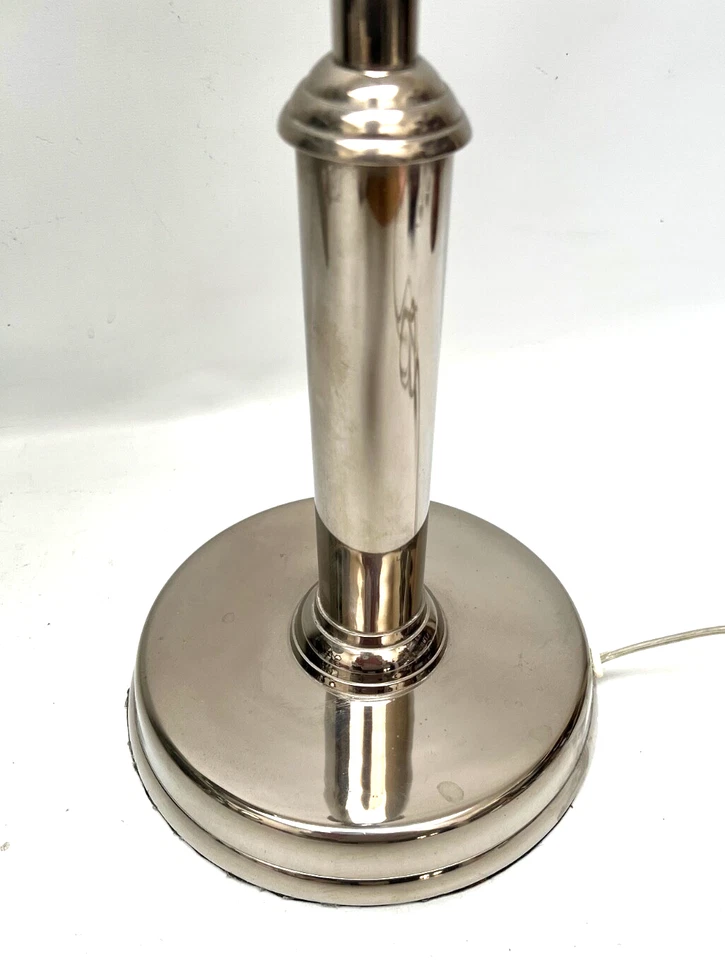 "Lámpara de mesa articulada industrial Jamie Young acero inoxidable cromo cuello de cisne 29""" Foto 4 de 4