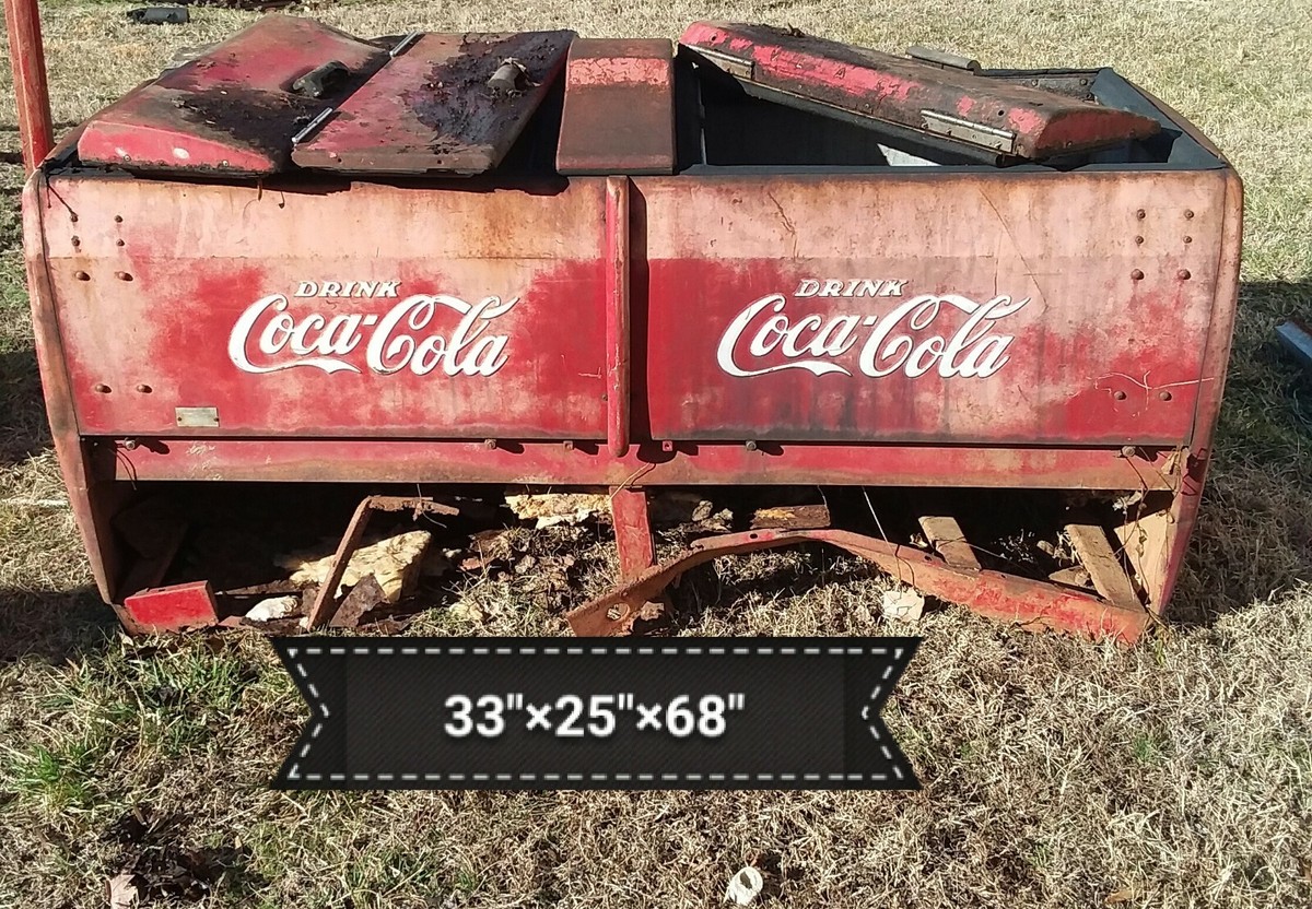 Vintage Coca Cola box fridge. Restoration item, multiple panels | eBay