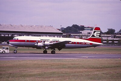 Original Farbdia DC-6B G-APSA of British Eagle