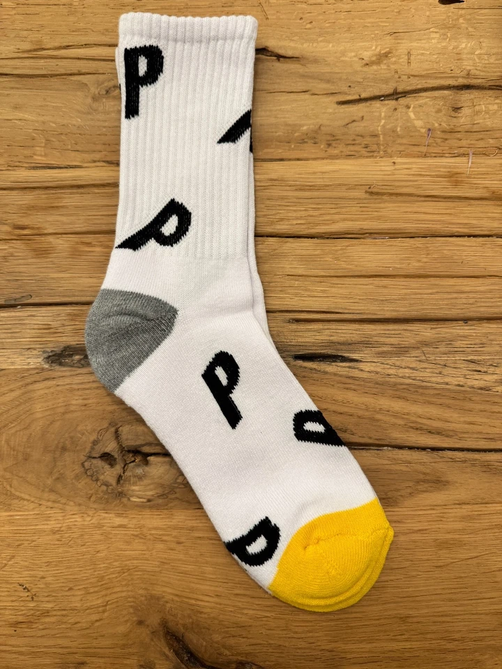 Calcetines Palace blancos para hombre talla [8-13] ropa de calle monopatín nuevos Foto 2 de 4