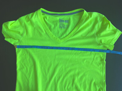 neon green nike shirt women's